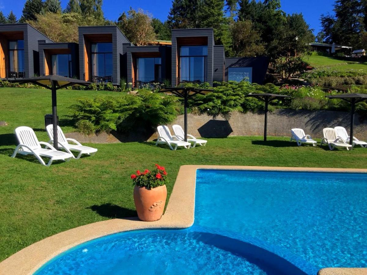Hotel Y Cabanas El Parque Villarrica Esterno foto
